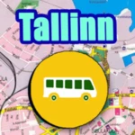 tallinn bus map offline android application logo